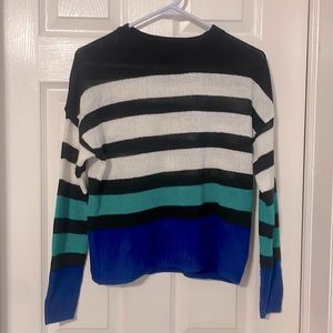 Juniors Striped Sweater